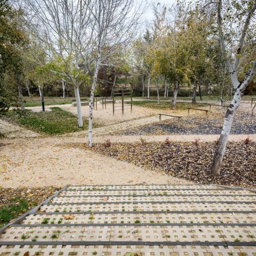 Bajada al parque desde la calle Cristobal Colón